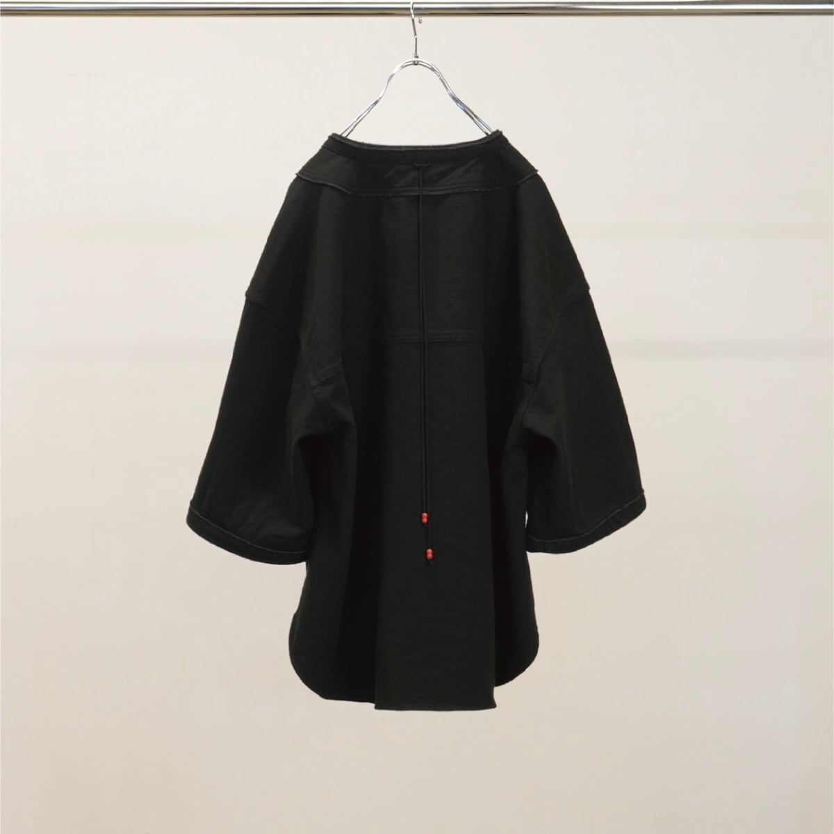 トップス ANCELLM FOOTBALL SHIRT BLACK ○(anc-ct100) / ANCELLM (アンセルム) /S/C FOOTBALL SHIRT