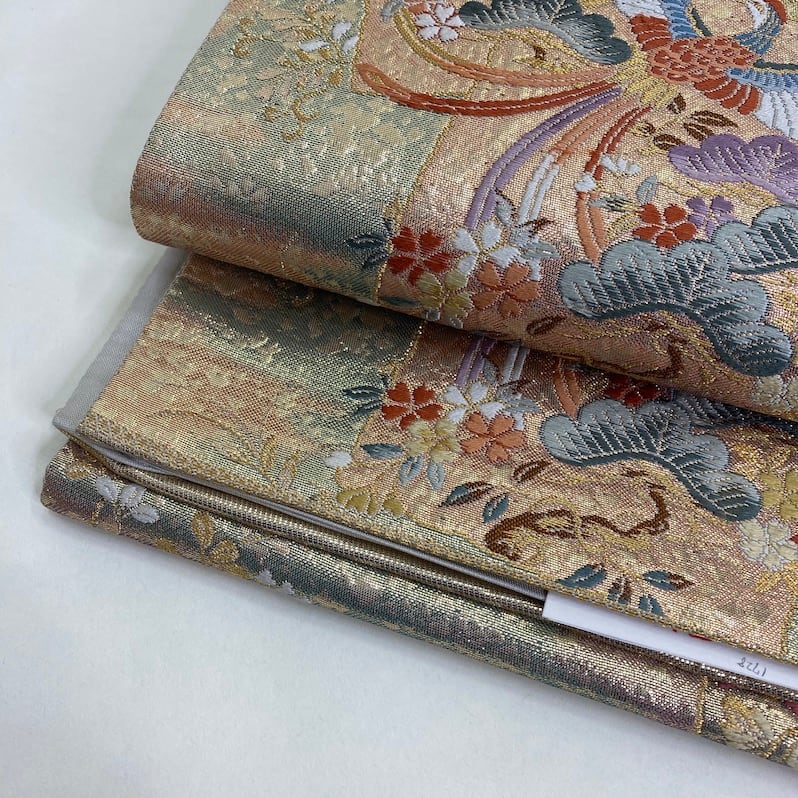 現代　袋帯　金糸　礼装　七五三　卒業式　入学式　パーティー 現代 袋帯 金糸 礼装 七五三 卒業式 入学式 パーティー