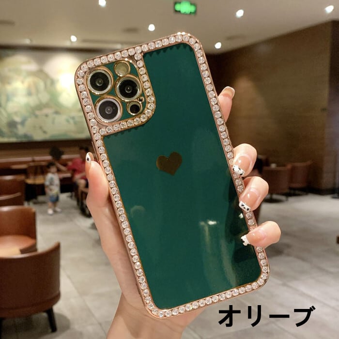 送料無料♡ iPhoneケース スマホケース ラインストーン オシャレ