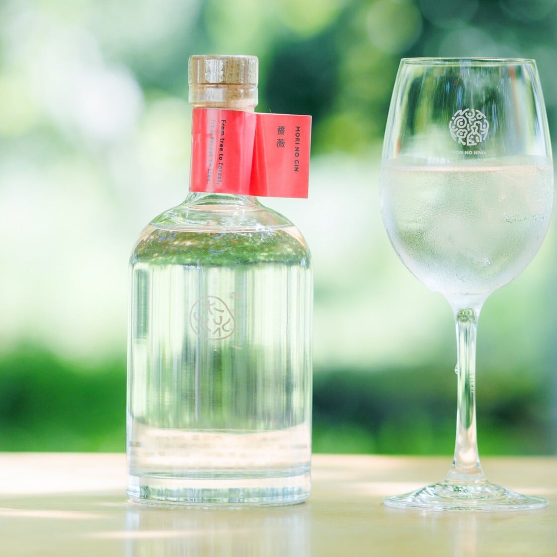 森のジン 薔薇（Alc.43%）480ml | MORI NO NIWA