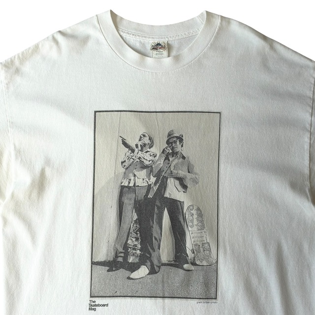 00's The Skateboard Mag“フォトTシャツ“アート スケート