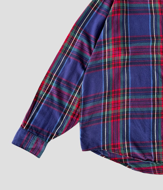 -L.L. Bean- Vintage 80-90s XL Check Shirt made in USA