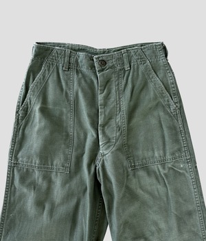 -U.S.ARMY- Vintage 50-60s 30×31 OG-107 Baker Pants