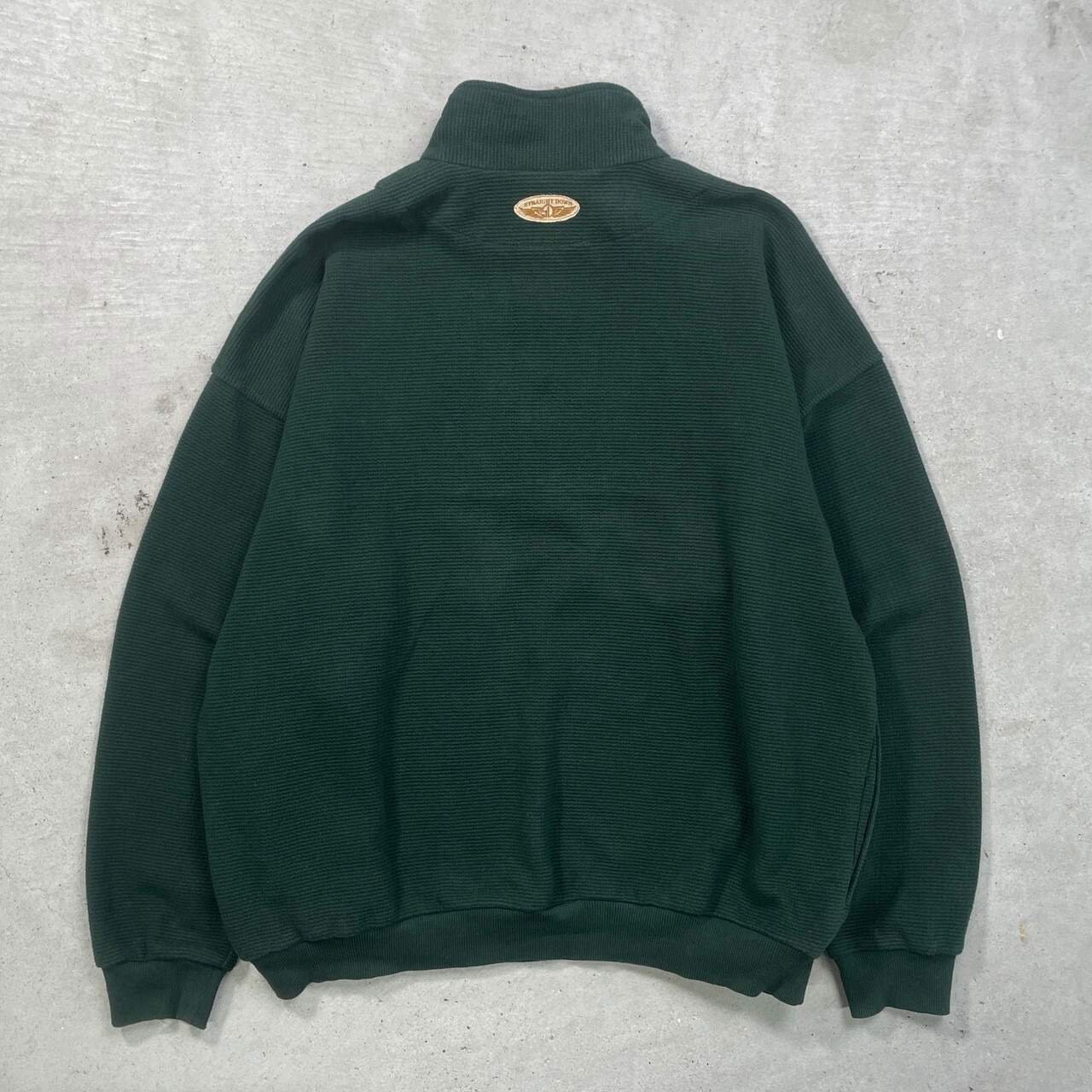 USA製 Straight Down ハーフジップ スウェットシャツ メンズL 古着 