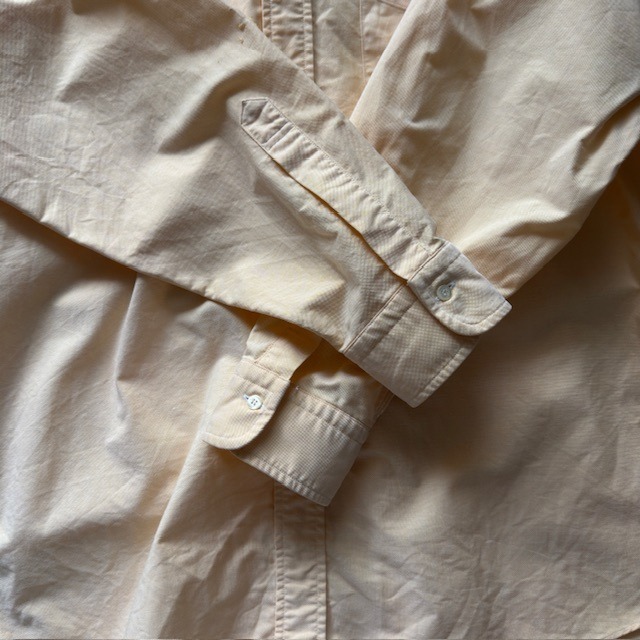 Brooks Brothers オックスフォードシャツ 90s イエロー USA製 ボタンダウン ヴィンテージ古着 画像6