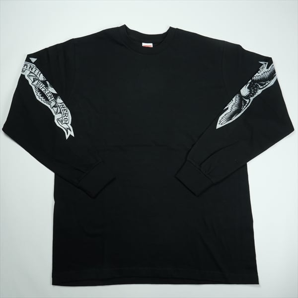 Size【L】 SUPREME シュプリーム ×ANTI HERO 25FW Eagle L/S Tee Black