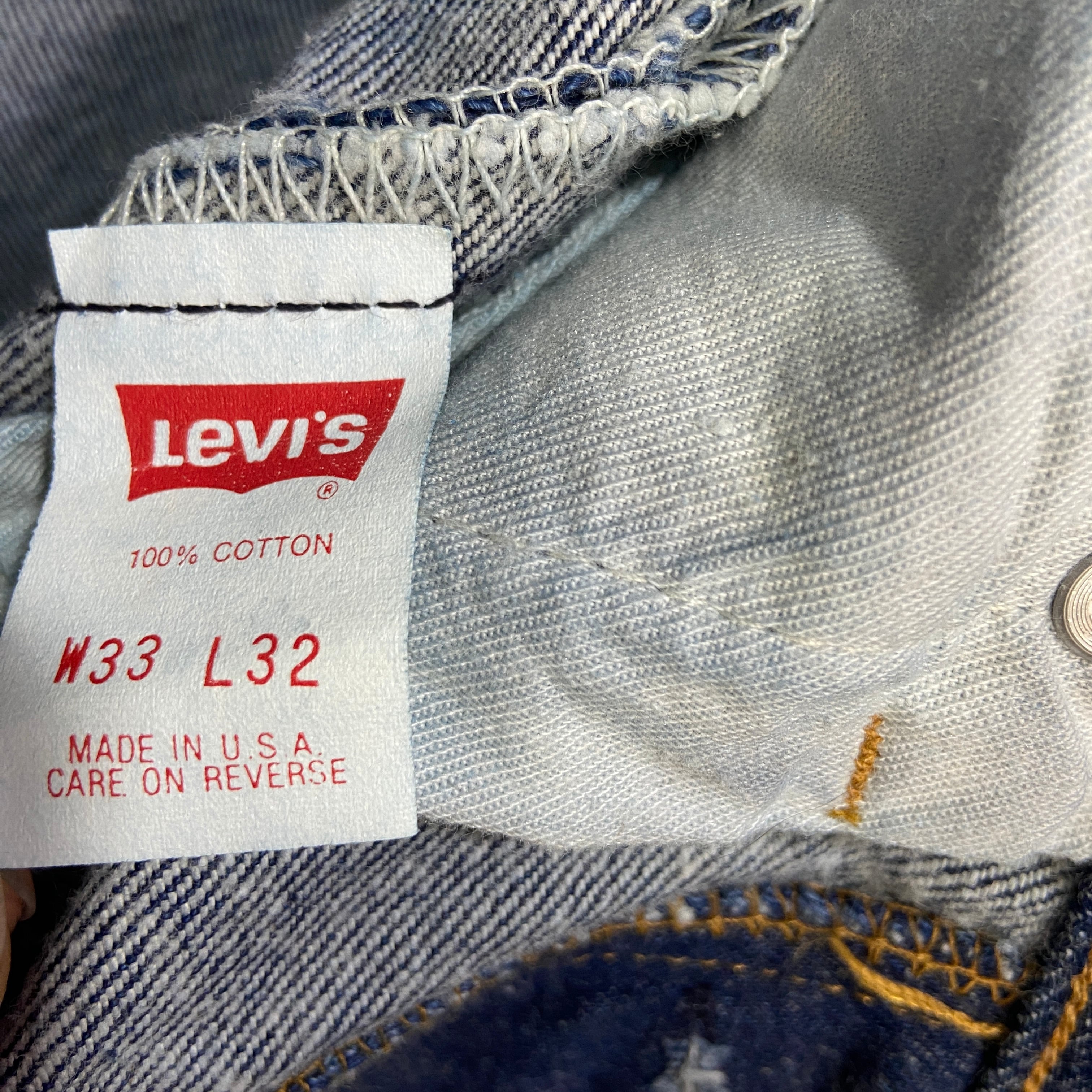 美品 90s USA製 リーバイス 501 デニムパンツ 真紺 W33 L32 | 古着屋 Uan