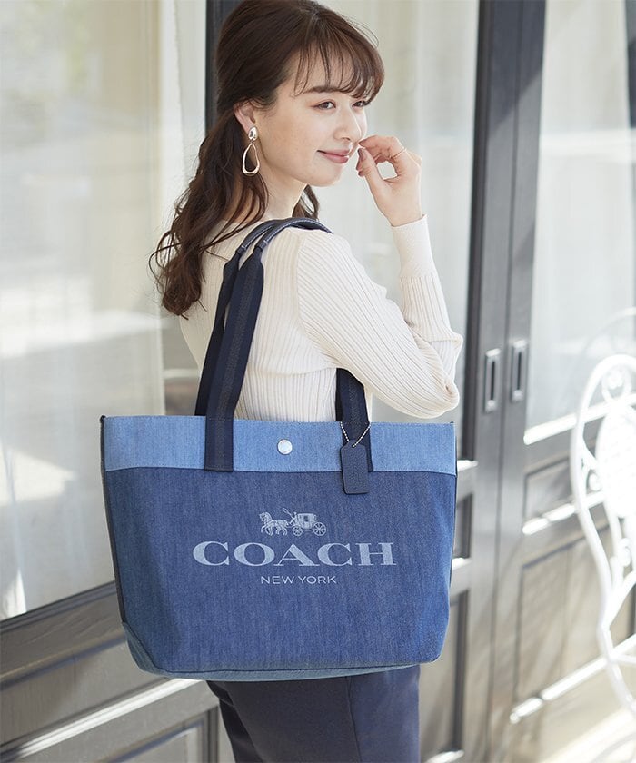 COACH デニムトートバッグ　AX396 | 正規ブランド品通販サイト【AXiA（アクシア）】