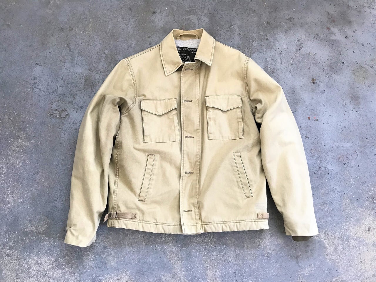 Stussy authentic outer gear boa jacket