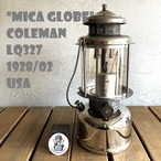 コールマン L327  ビンテージ ツーマントルランタン アメリカ製 鏡面美品 COLEMAN 1928年2月製造 1920年代 リプロマイカグローブ 分解メンテナンス済 点火確認済