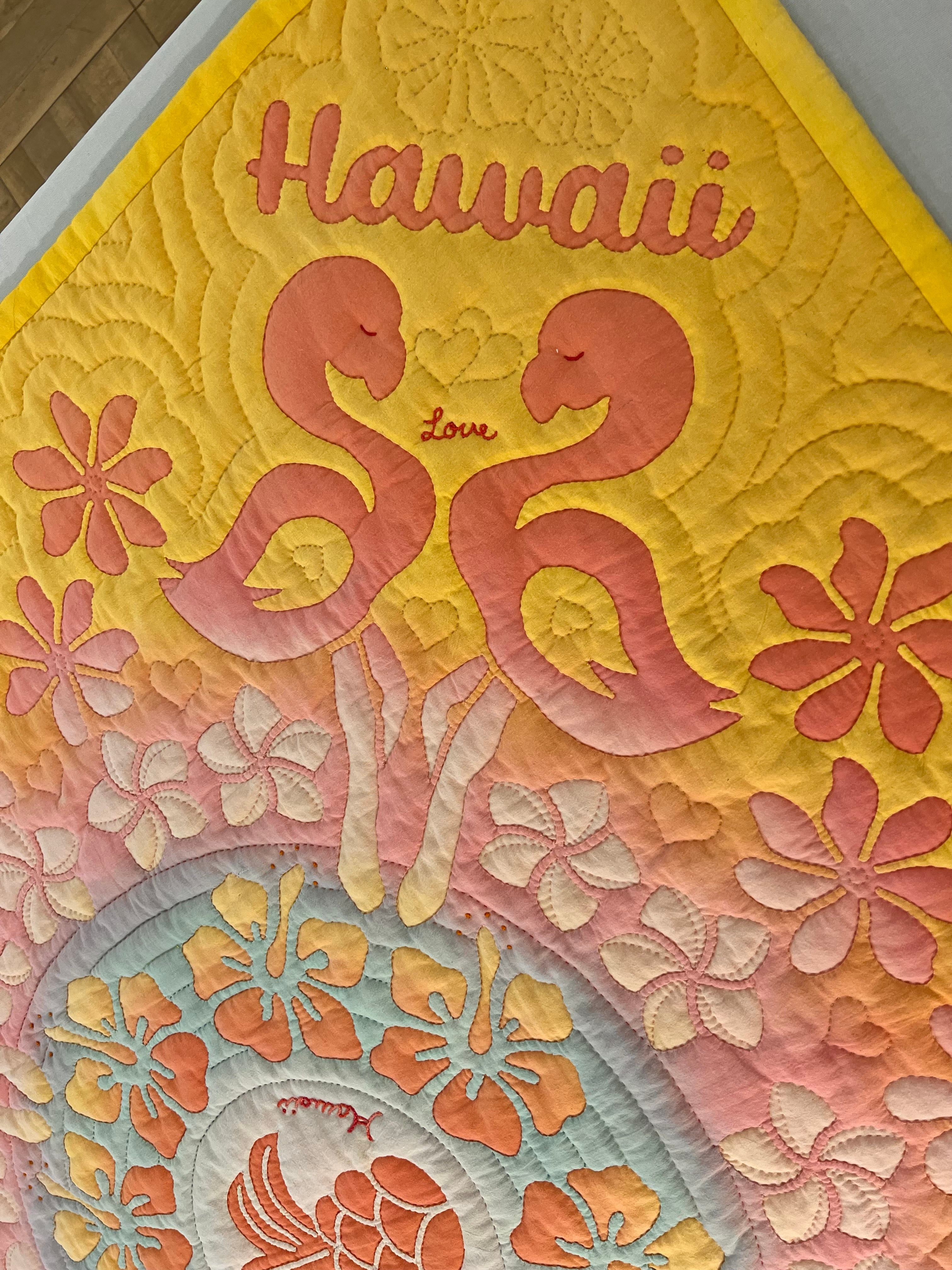 ハワイアンキルトタペストリー楽園 楽園Hawaii | ハワイアンキルトサロンMana