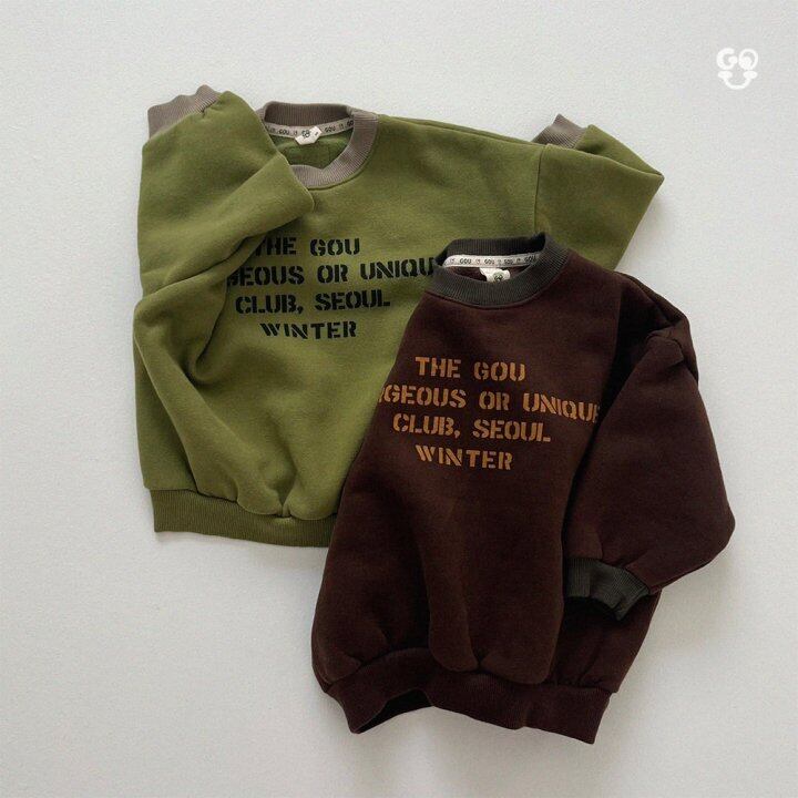 【予約】GO U ロゴスウェット 90~160