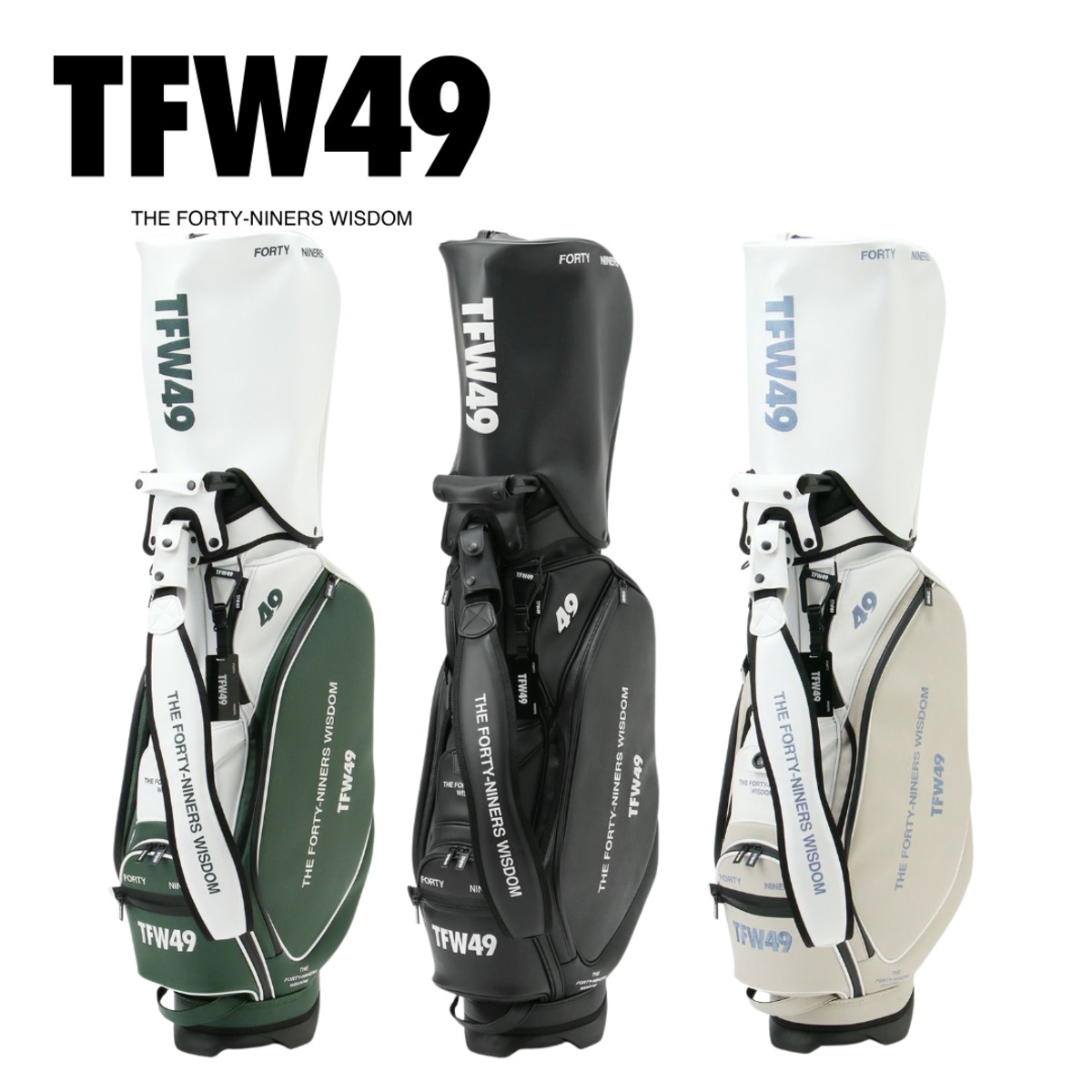 ゴルフバッグ・キャディバッグ TFW49 LEATER BOSTON BAG TFW49 ボストンバッグ LEATER BOSTON BAG ゴルフ メンズ ゴルフ
