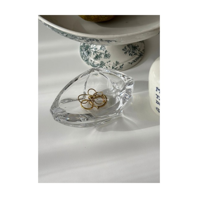 french vintage  cristal glass  /  　“Daum france”　クリスタルのボウル