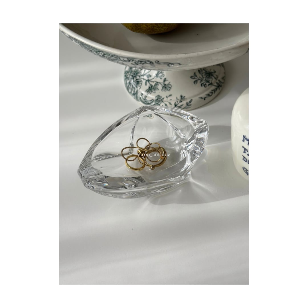 french vintage cristal glass / “Daum france” クリスタルのボウル