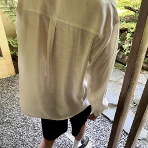 スタンドカラーモードシャツ　0865