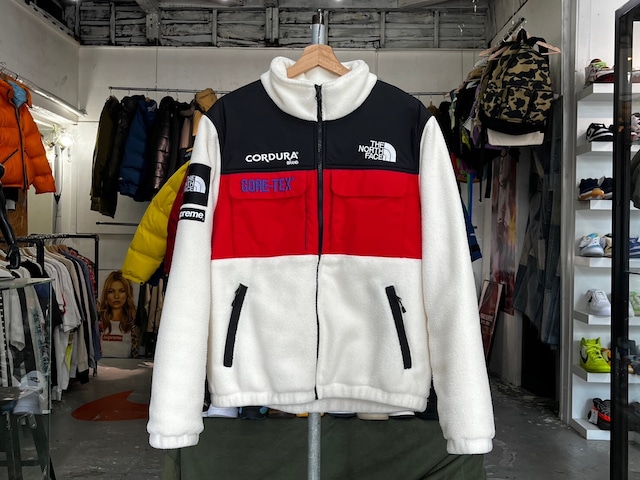 Supreme × THE NORTH FACE EXPEDITION FLEECE JACKET WHITE MEDIUM 94088