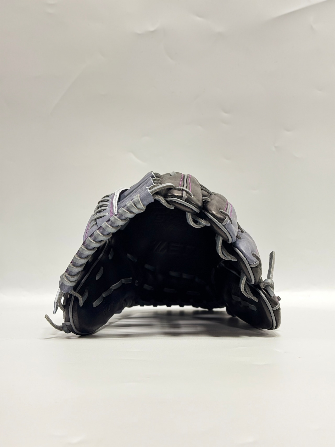 ZETT PROSTATUSーゼットプロステイタス michii supreme order 硬式グローブ ゼットミチイオリジナルグラブ 右投げ用 297型 (中川圭太選手モデル) ブラック/ダークグレー×ダークグレー ・画像6