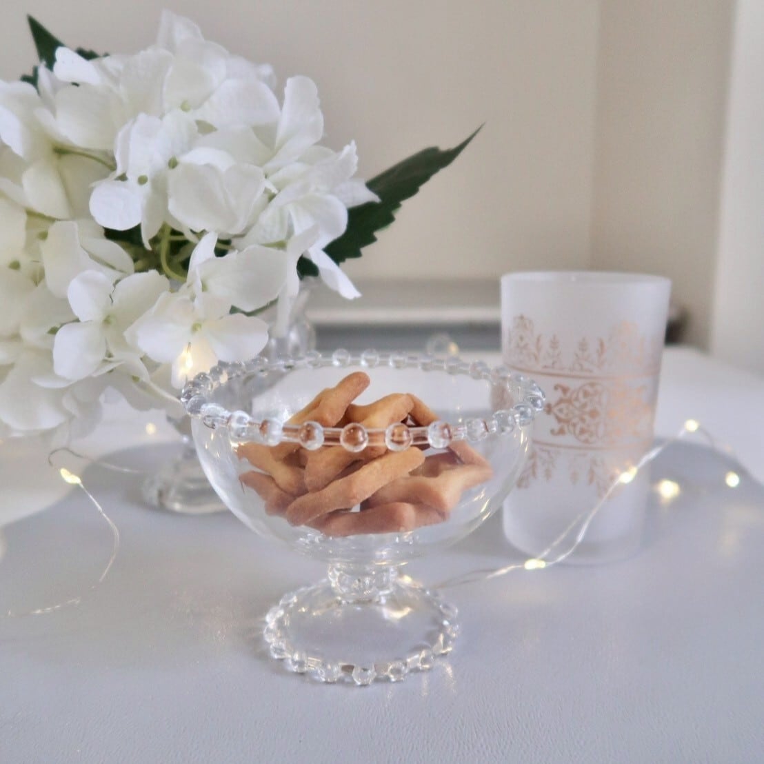 Glass compote / クリアドッド ガラスコンポート | BONNE CHANCE