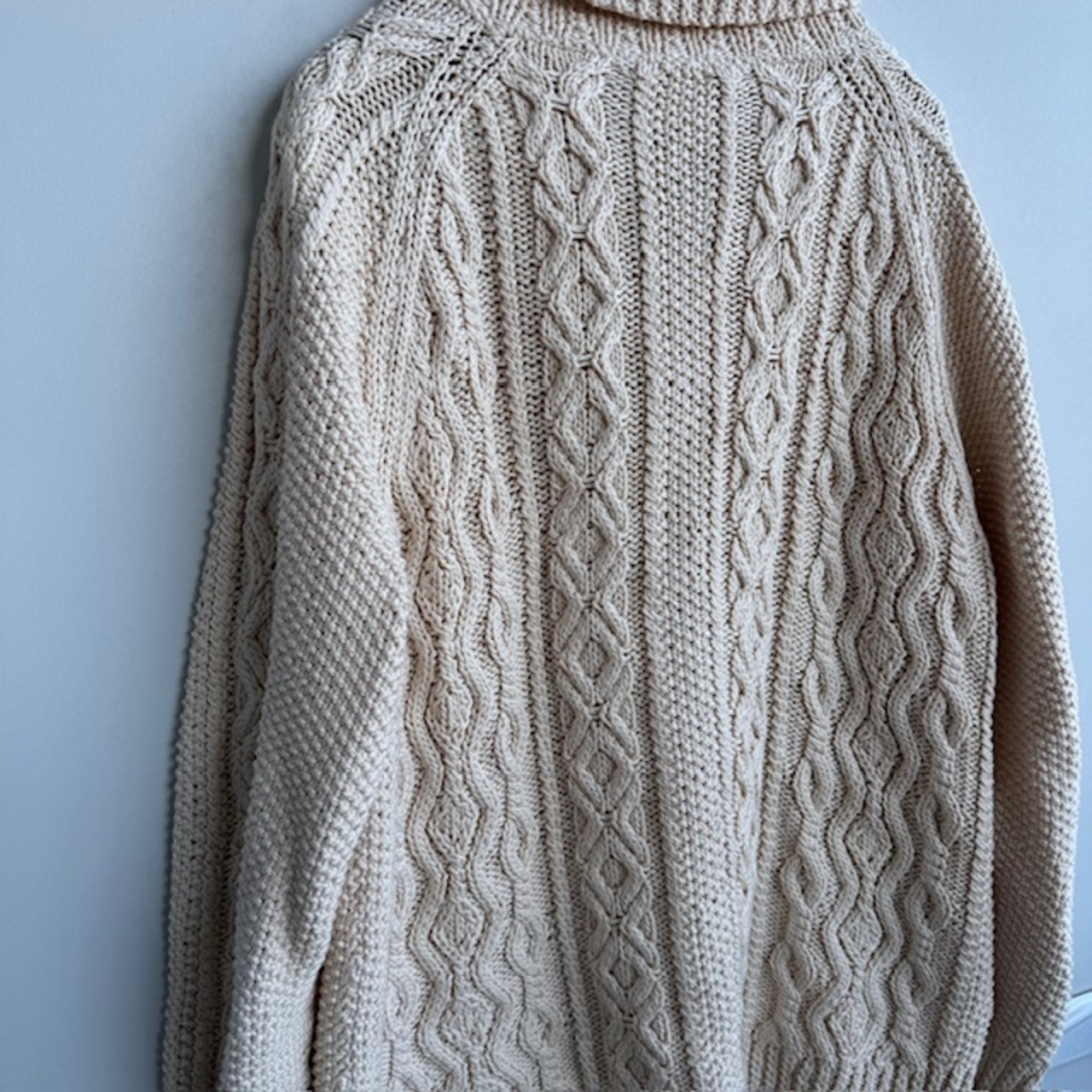 INVERALLAN フィッシャーマンニット コットン ハンドニット 画像10