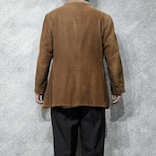 fade brown corduroy tailored jacket