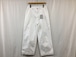 UNIVERSAL PRODUCTS "NO TUCK WIDE DENIM PANTS WHITE”