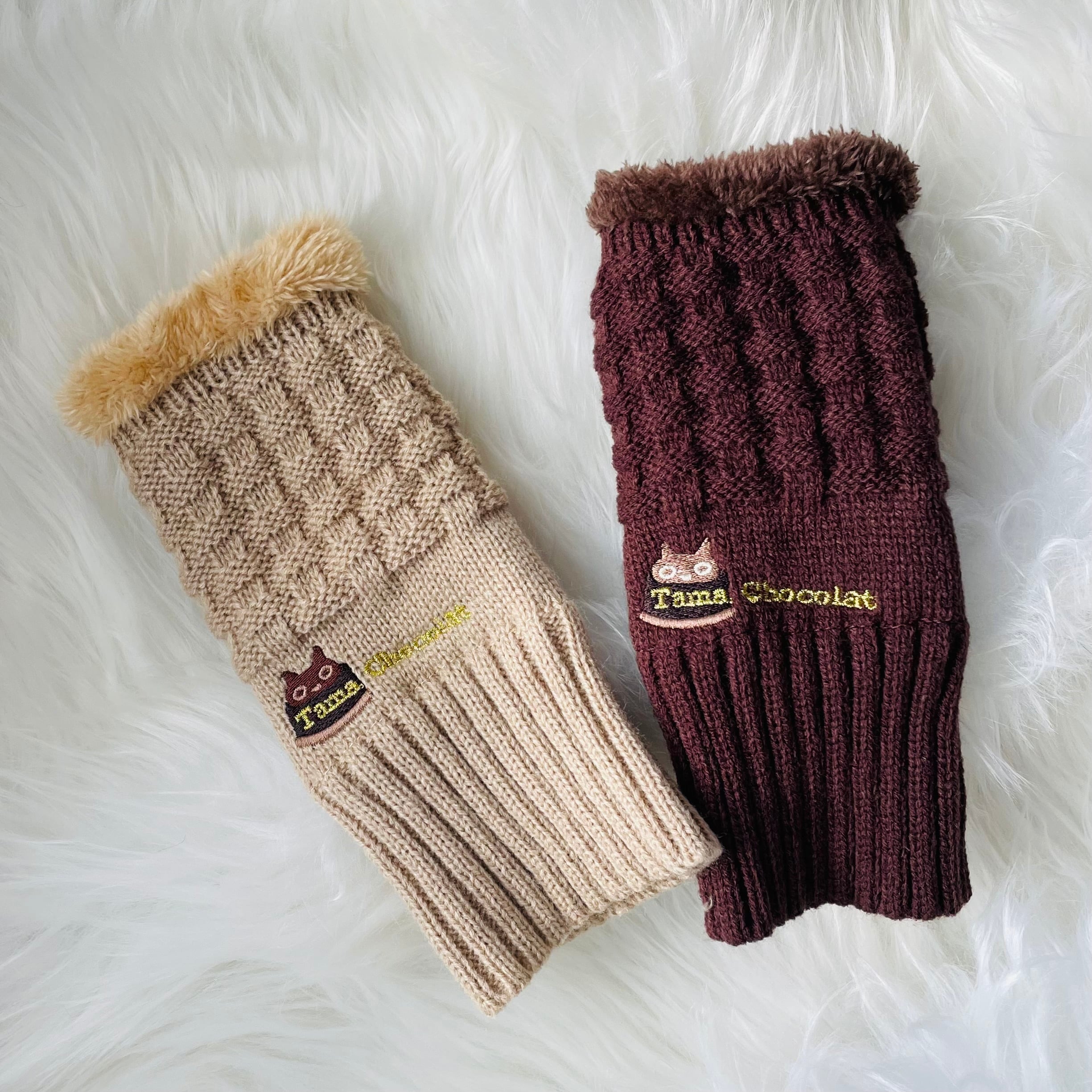 ショコラハンドウォーマー｜猫雑貨 猫柄 黒猫  猫グッズ 防寒対策 プレゼント 贈り物 ギフト クリスマス