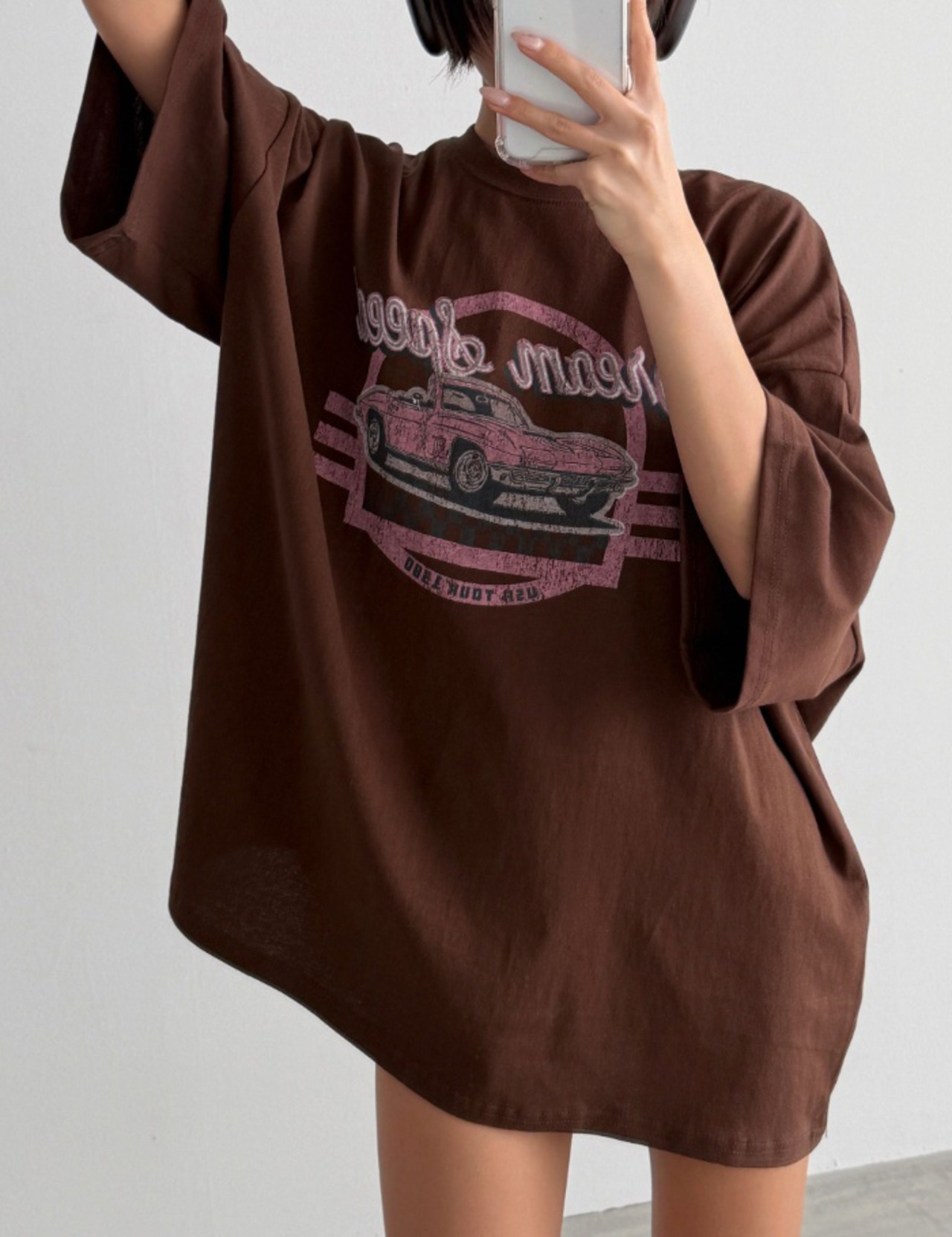 【26ss】Pink-Car Vintage T-shirts_4colors