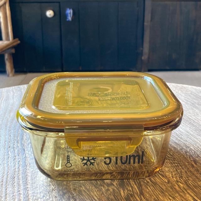 ヒートレジスタント フードコンテナ スクエア 510ml HEATRESISTANT FOOD CONTAINER SQUARE 保存容器