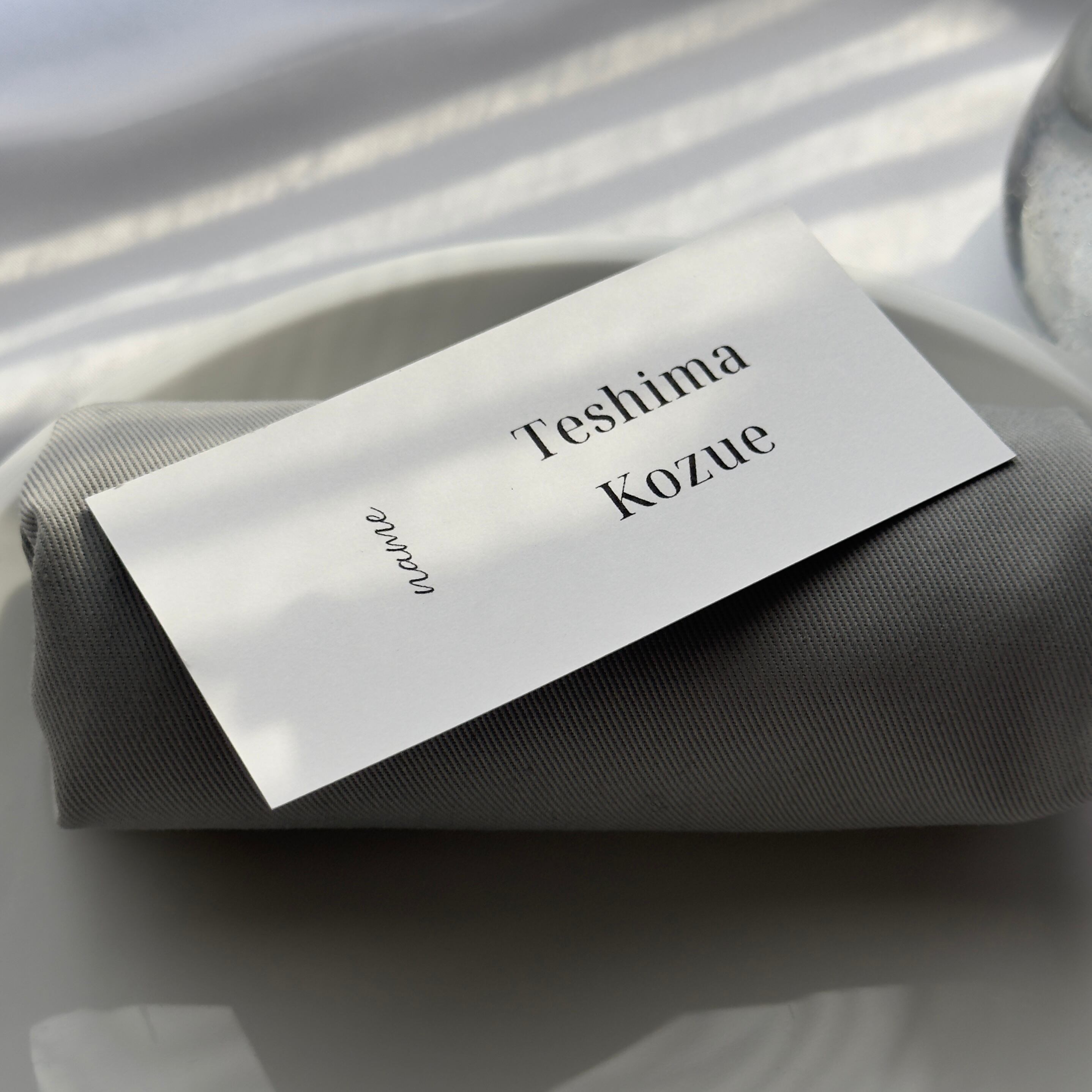 結婚式プロフィールブック席次表［ 6P 巻三折 ｜セレクトオーダー