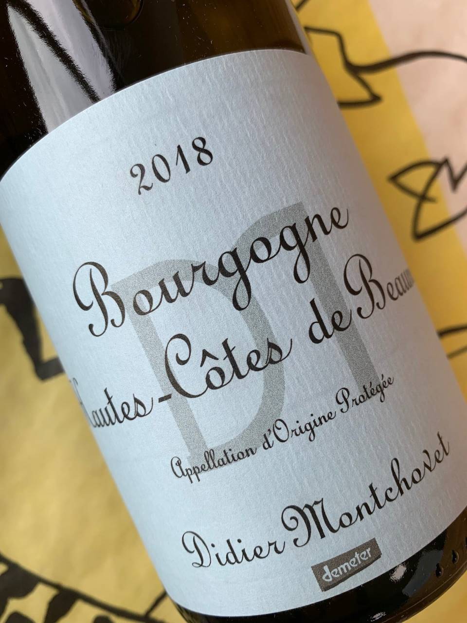 ブルゴーニュ オート・コート・ド・ボーヌ ブラン　2018  ディディエ・モンショヴェ　白ワイン