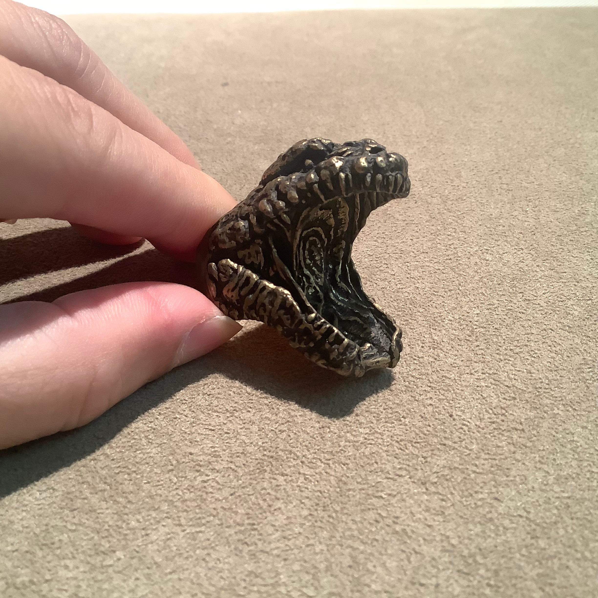 シン・ゴジラ 2016第4形態 haraKIRI ハラキリ godzilla ring Silver