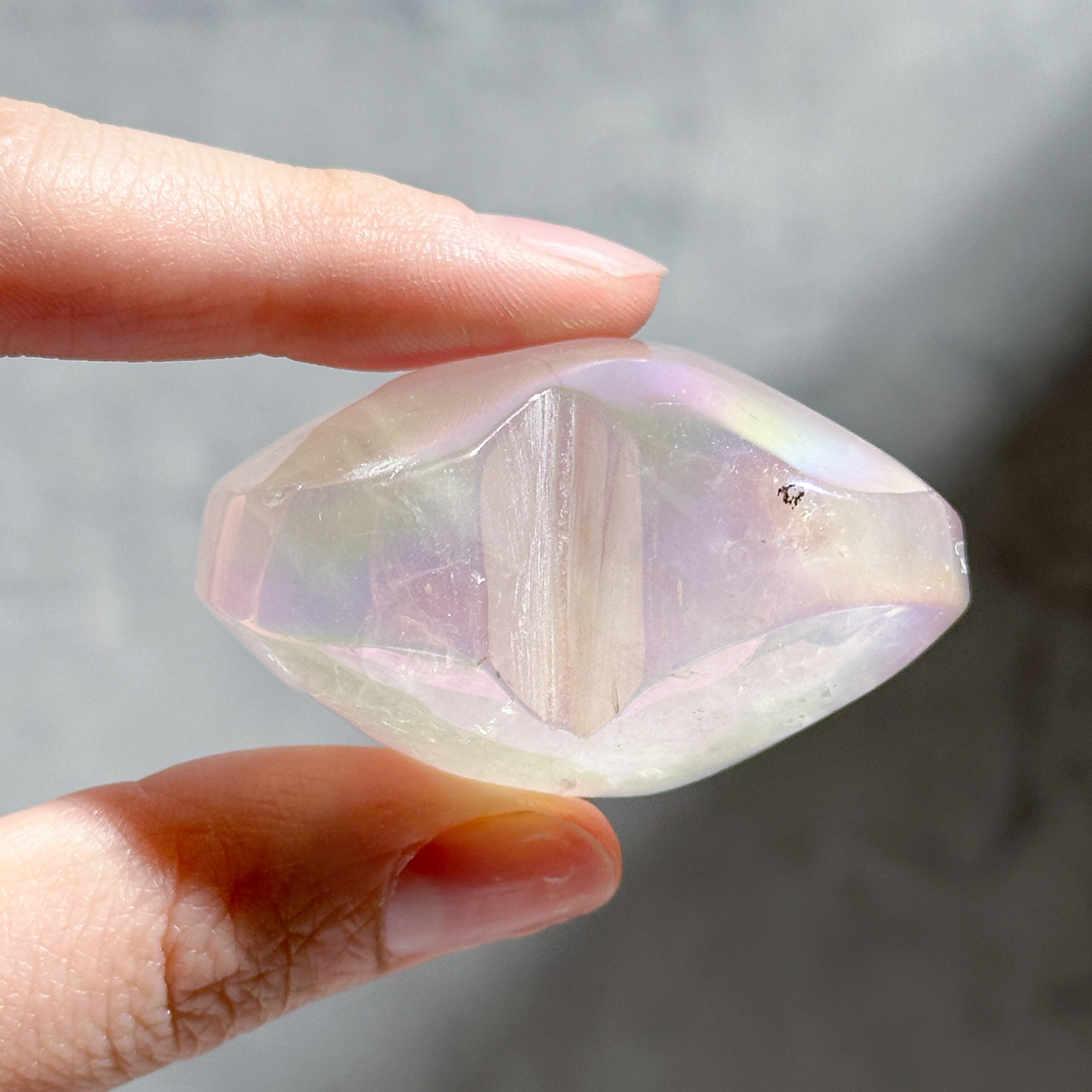 エンジェルオーラローズクォーツ ハート73♡ Angel Aura Rose