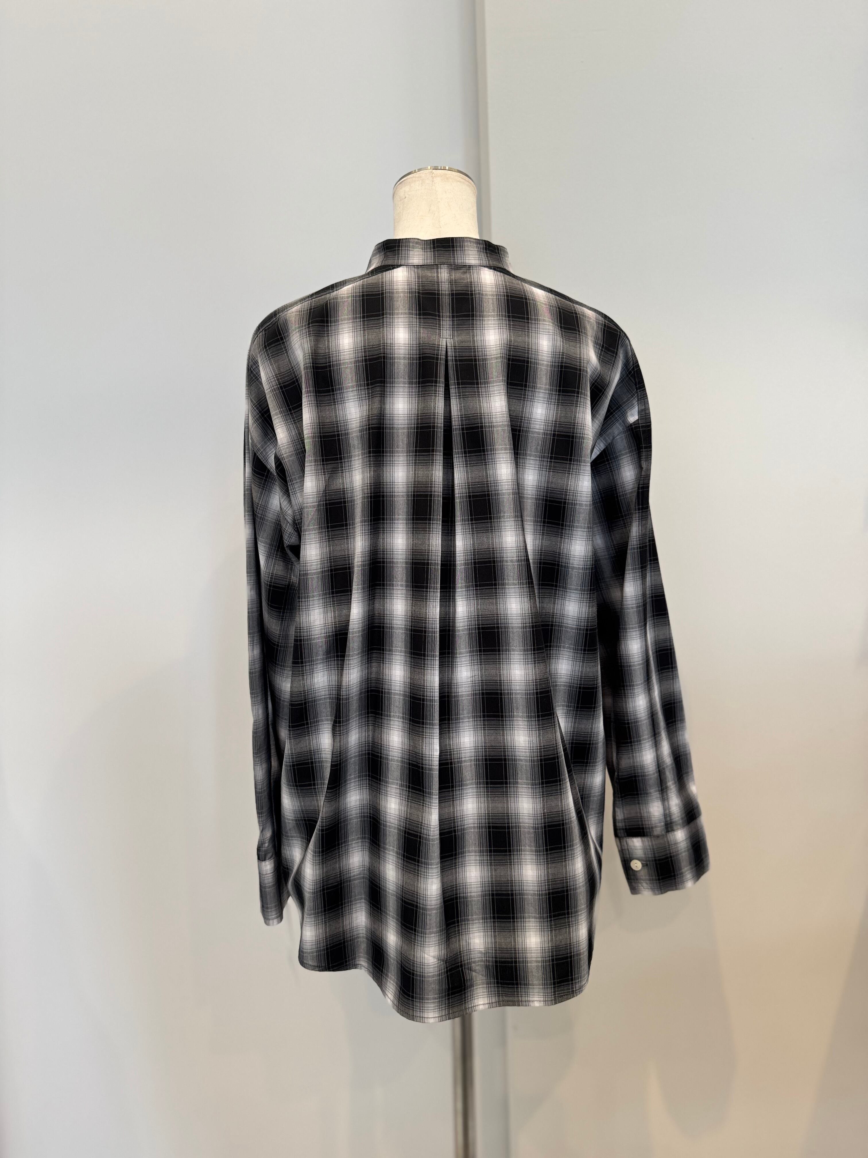 【PASSIONE】パールボタンチェックシャツ