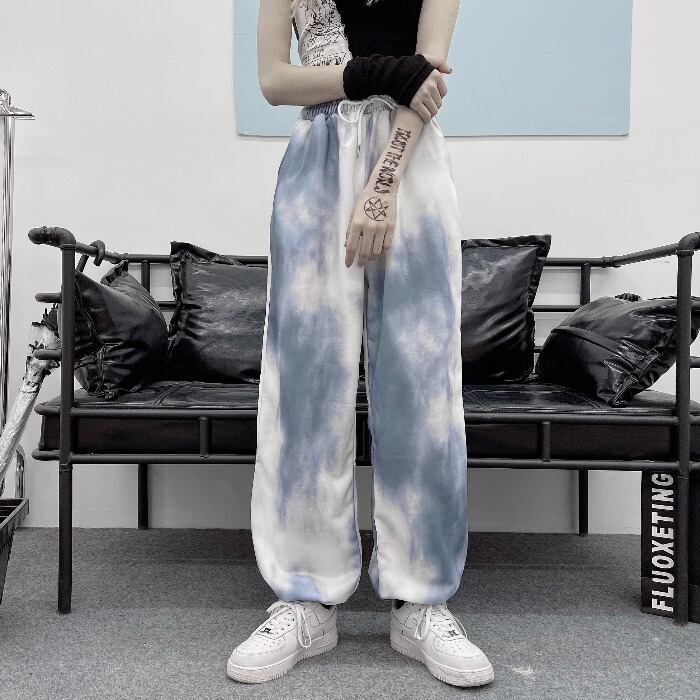 スタイルルーズカジュアルパンツ スプリングサマーレディースハイウェストウェスト コルセット 春物 夏物 ケッペル74402865868