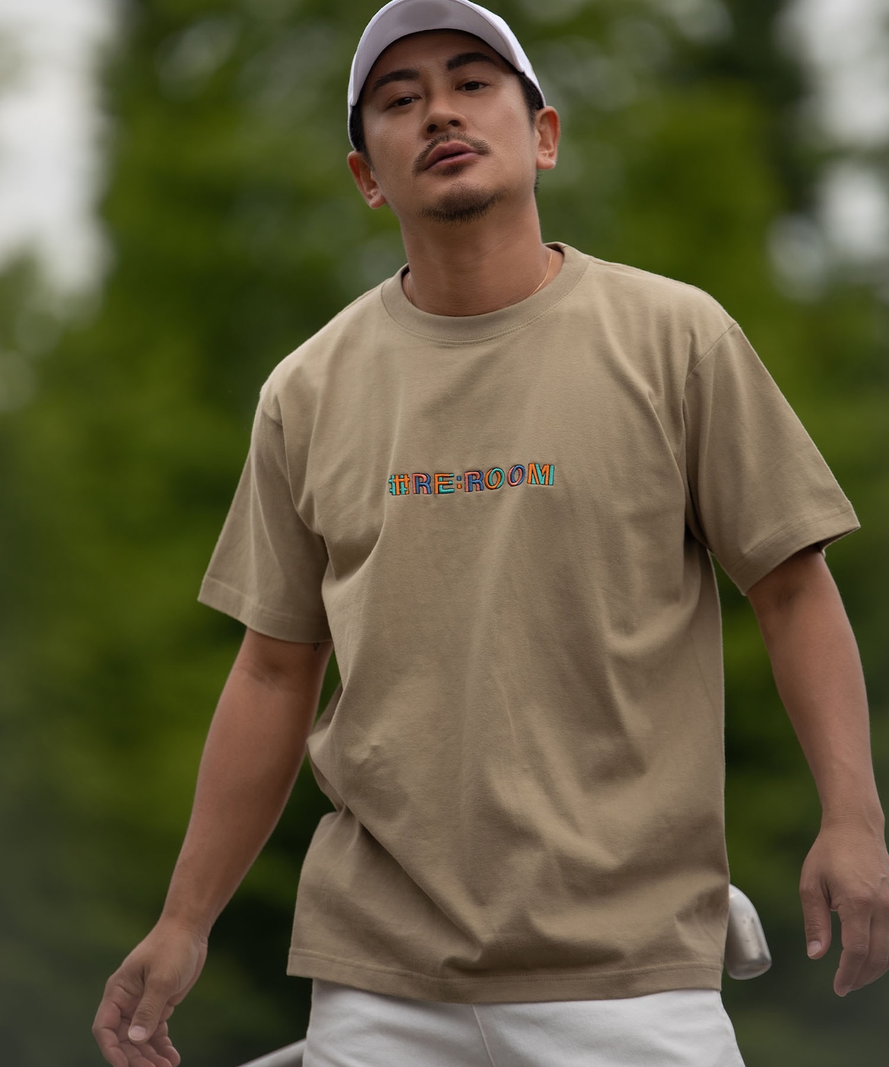 【#Re:room】COLOR LOGO GRAPHIC EMBROIDERY T-shirts［REC667］