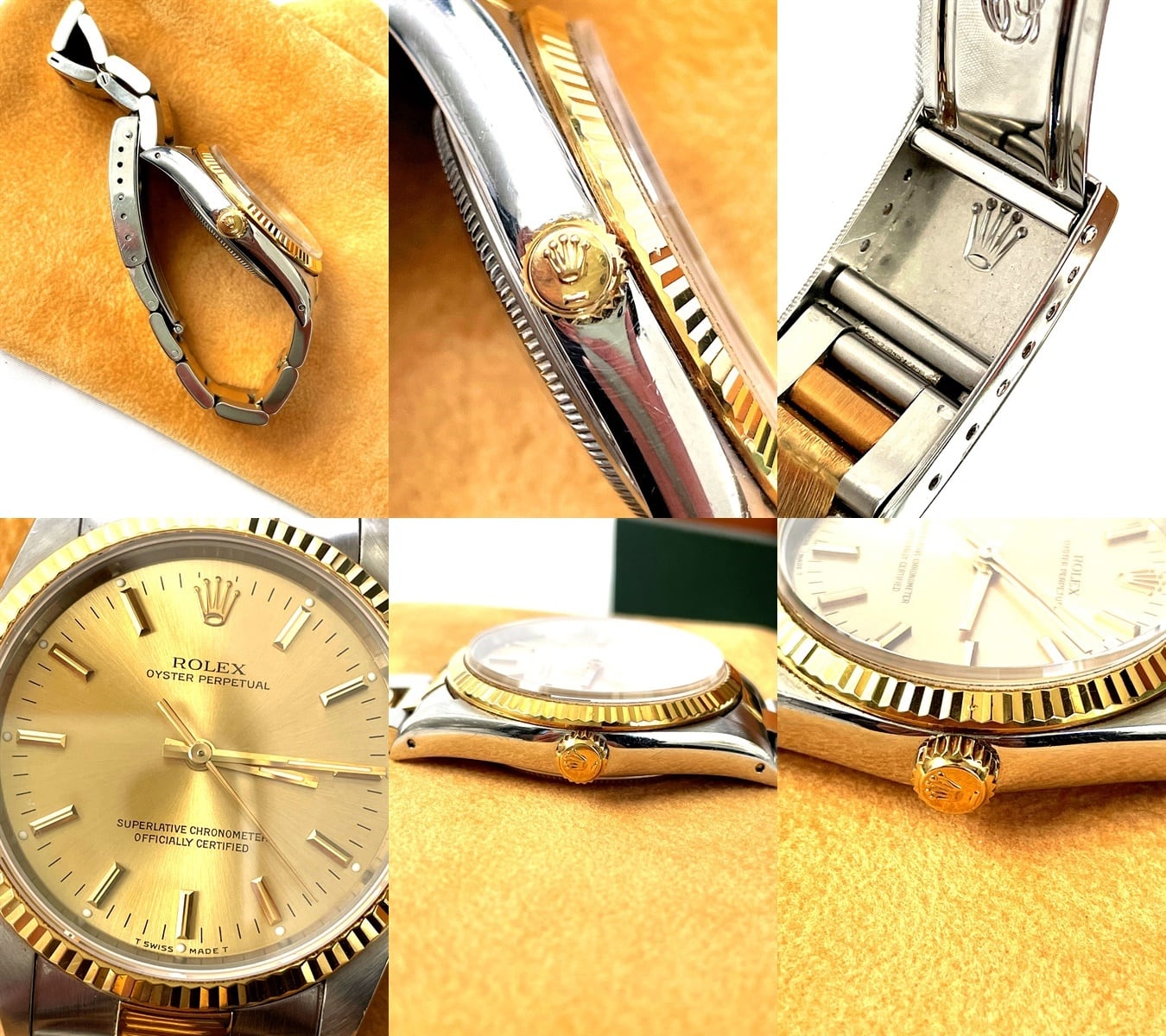 ROLEX ロレックス オイスター パーペチュアル K18YG イエローゴールド