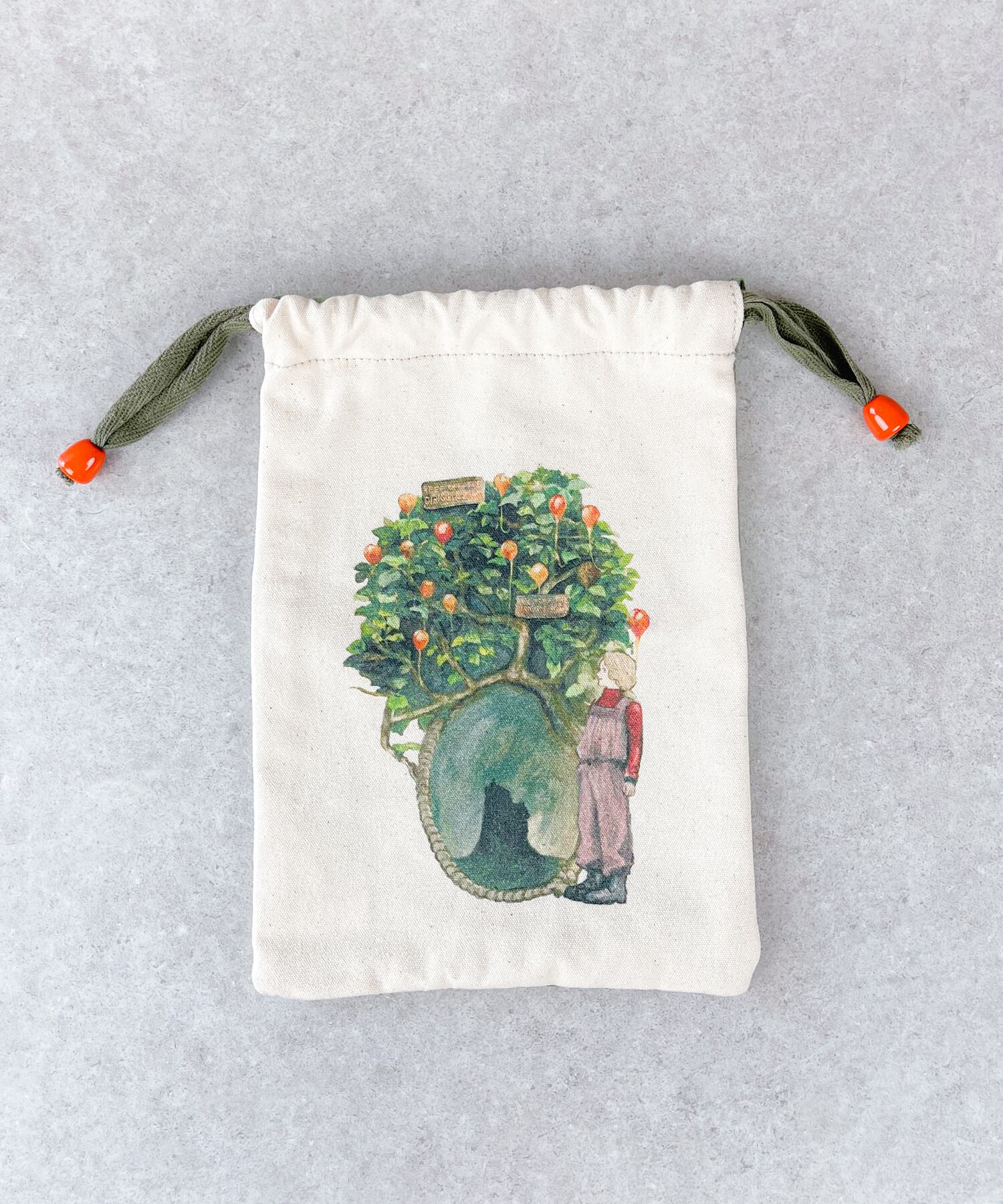 F258155-19_Harry Potter×Flapper ルーナのすもも飛行船巾着ポーチ