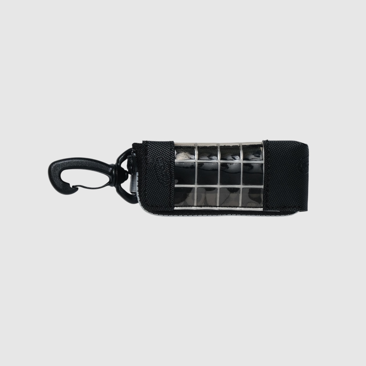 vibram light case (black×gray) with white glowing zip