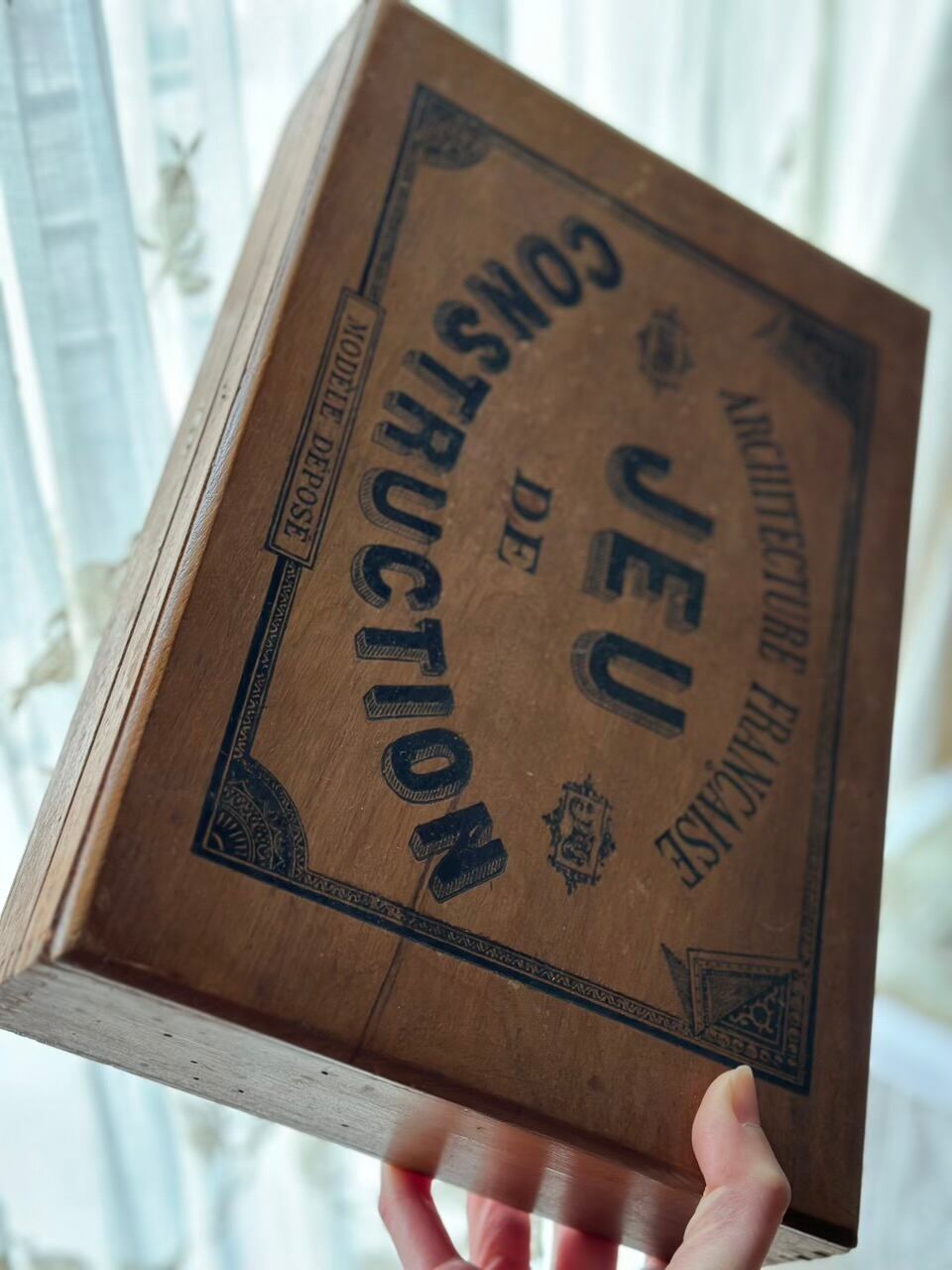 おもちゃの木箱 フランス建築 JEU DE CONSTRUCTION | Brocante de La