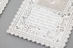 しろこまタオ "w-p-03-05 ‘23 09 25"  SHIROKOMA Tao/woodcut papercutting embossing（オリジナルフレーム入り） thumbnail 2