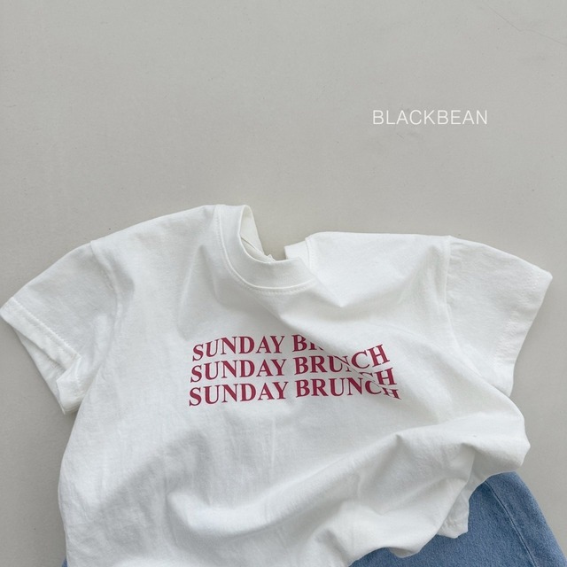 《予約》送料無料【BLACK BEAN】mom) Brunch T