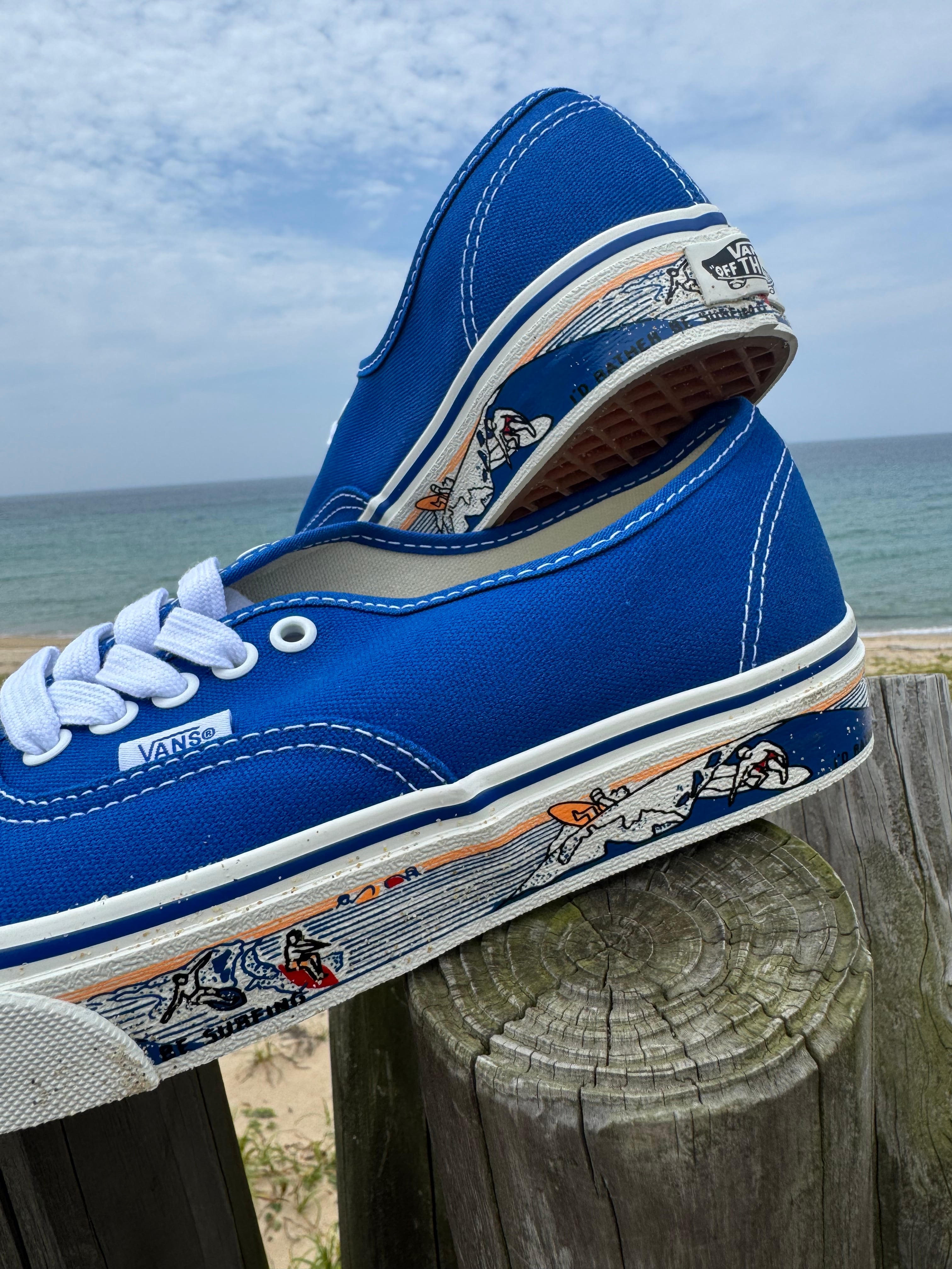 VANS AUTHENTIC / Surfing Sidewall/ Classic Blue | Rei-mart