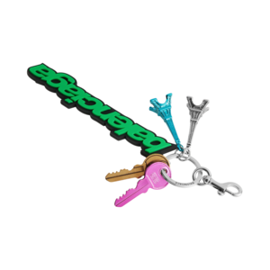 【BALENCIAGA】KEYRING BIKER B.LOGO