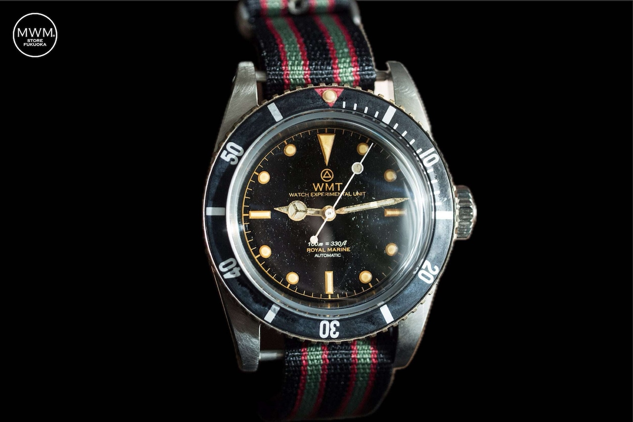 WMT WATCHES Sea Diver – ” MI6-010B ” Intelligence Agency Special Edition / All Aged With Brass Bezel