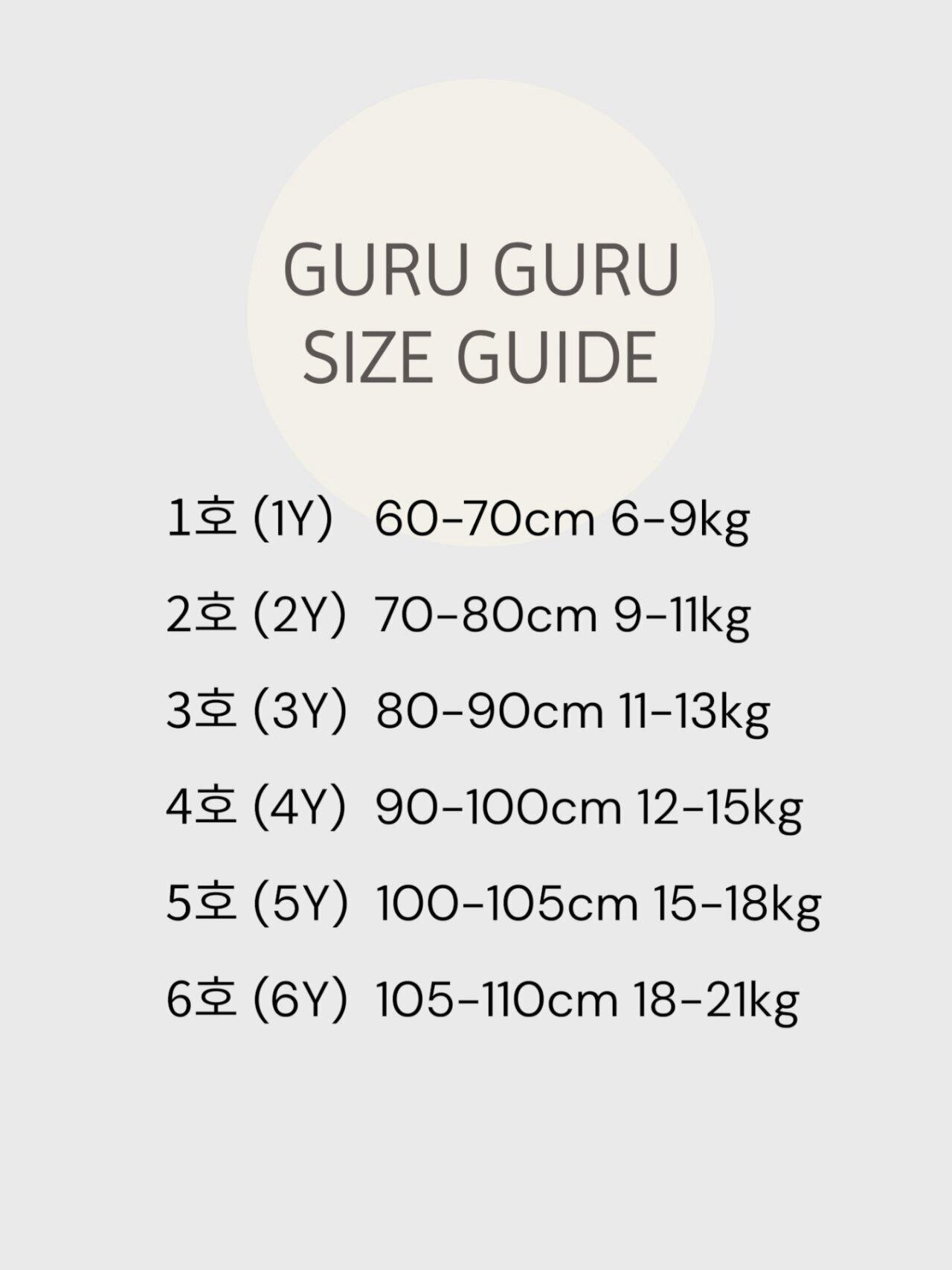 韓国子供服 / 26Autumn / 〖取寄〗guruguru / ザル ボディスーツ / ベビー服 *1号~3号*