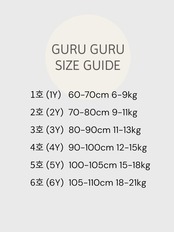 韓国子供服 / 26Autumn / 〖取寄〗guruguru / ザル ボディスーツ / ベビー服 *1号~3号*