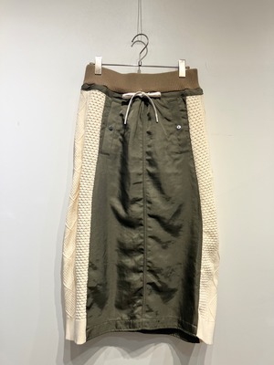 BLANC basque ドッキングナイロンツイルスカート