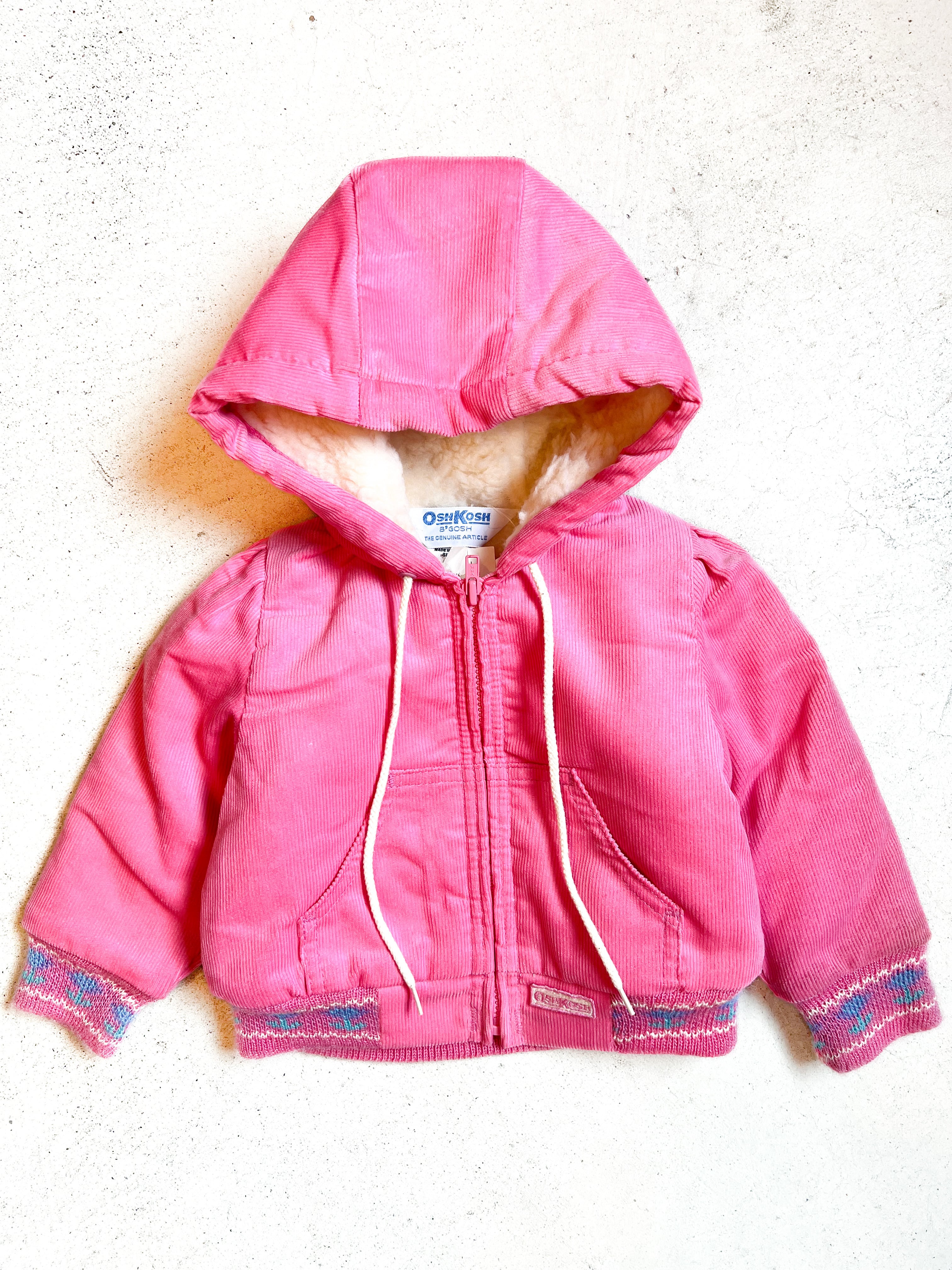 【90cm】VINTAGE 80's オシュコシュ コーデュロイ 内ボア【10004】