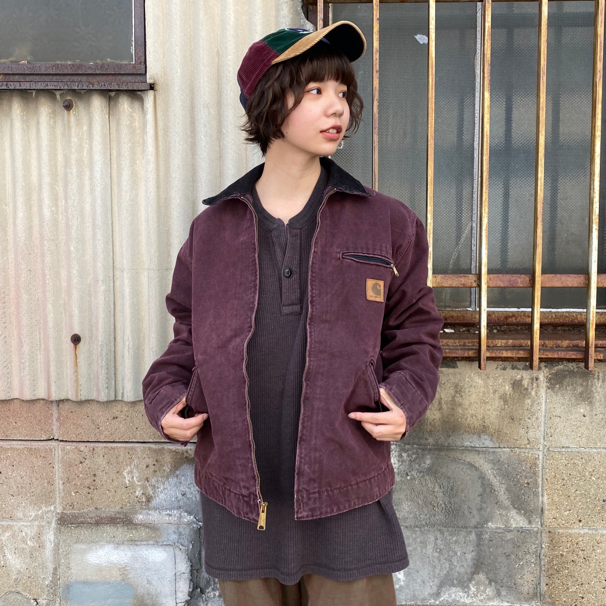 80年代 80s USA製 Carhartt カーハート デトロイトジャケット ワーク 